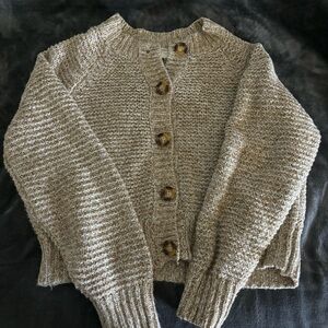 Universal Threads Button Sweater Cropped